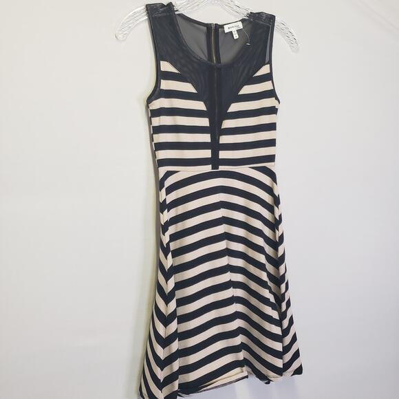 Monteau Bodycon A-Line Striped Dress Size Small - Picture 7 of 9